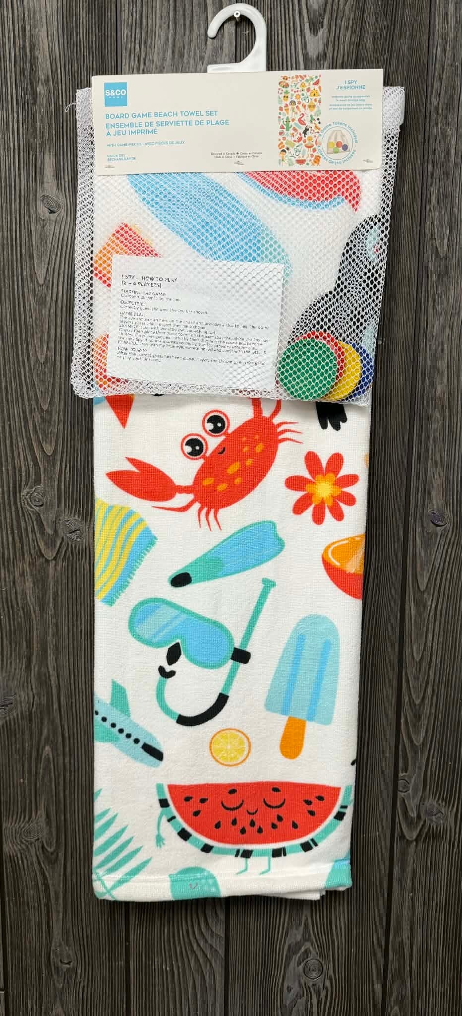 Serviette Espionne jeux