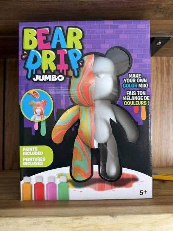 Ours a peinturé