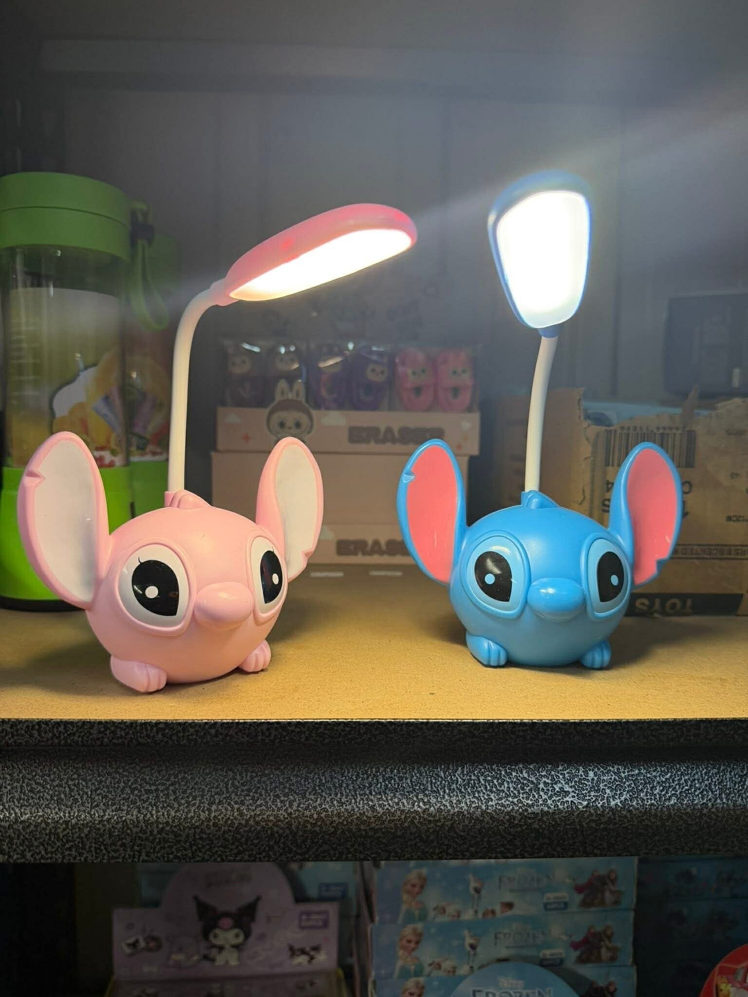 Lampe éguisoir stitch ou angel