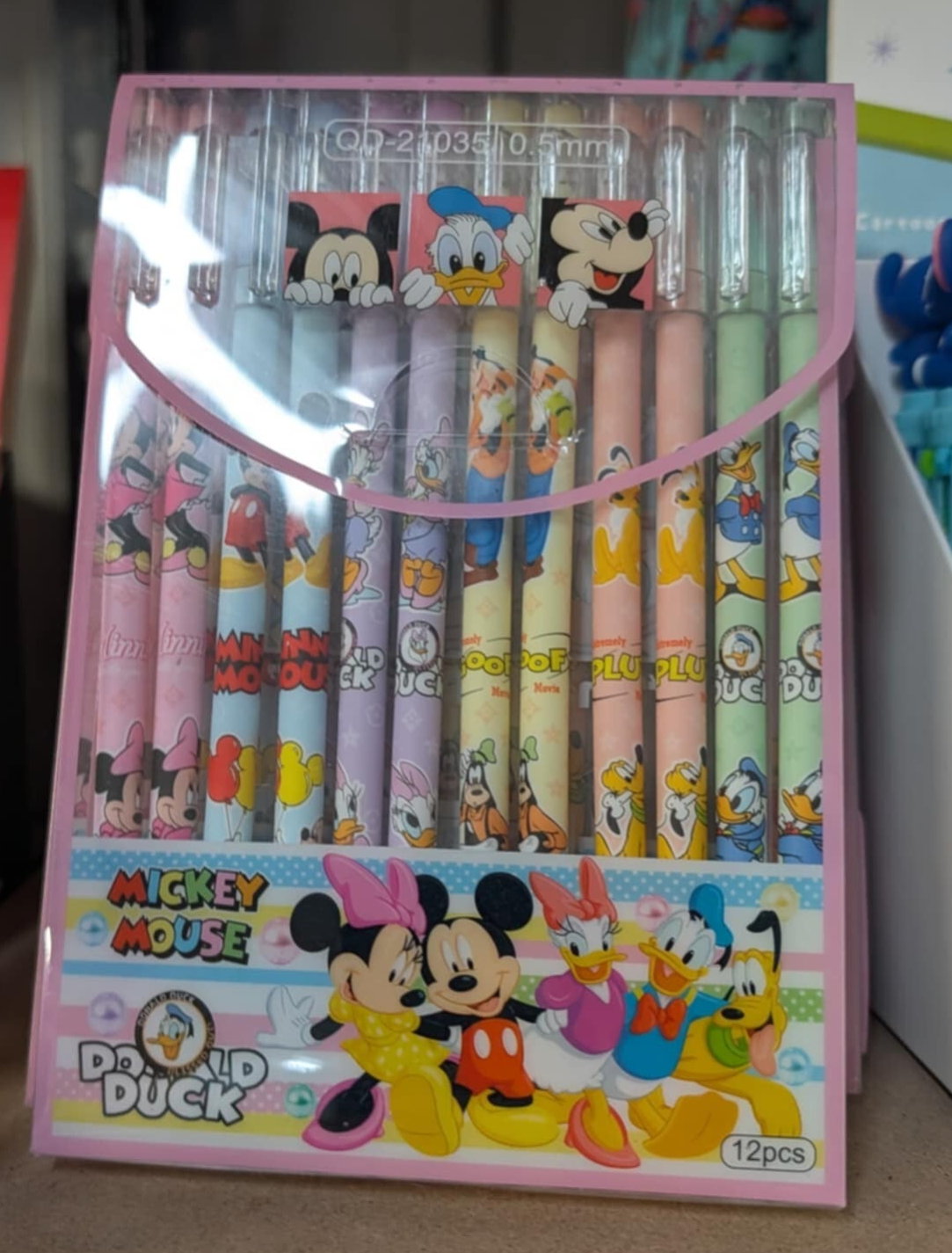 Paquet 12 stylo Mickey