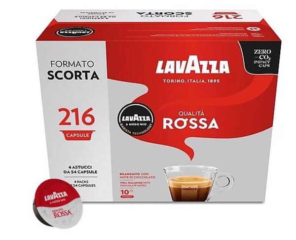 The Lavazza Qualità Rossa Bulk Pack (216pz)