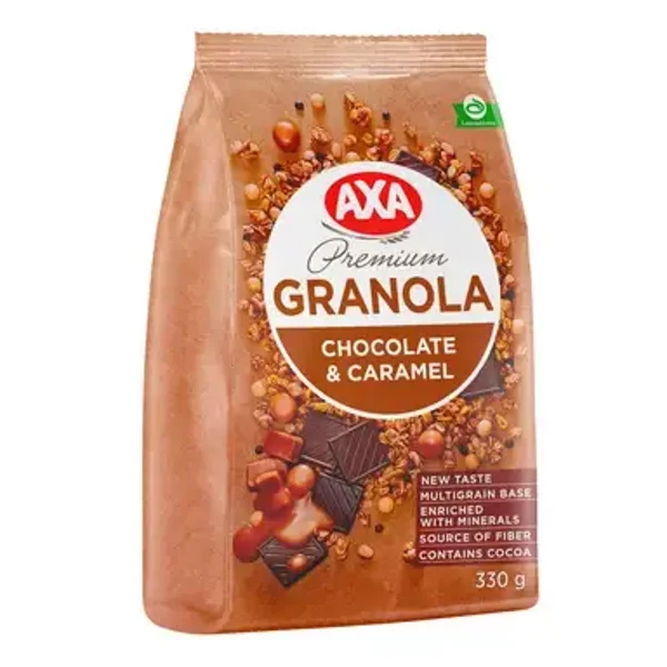 AXA Premium Granola with Chocolate and Caramel (330g)
