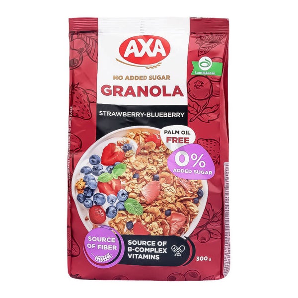 AXA Strawberry and Blueberry Granola (300g)