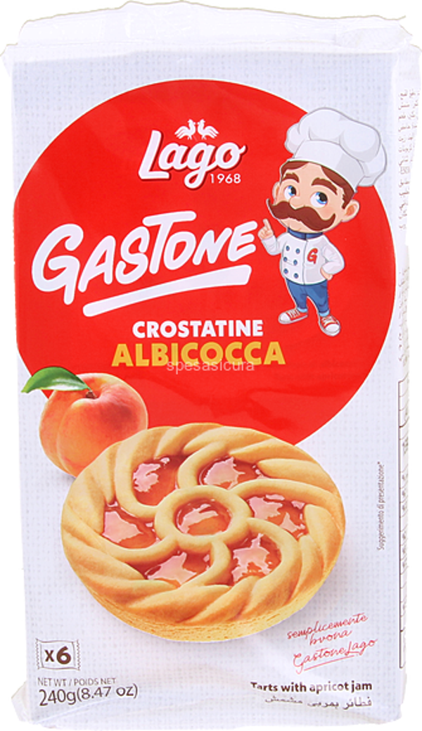 Gastone Lago Apricot Mini Tarts (240g)