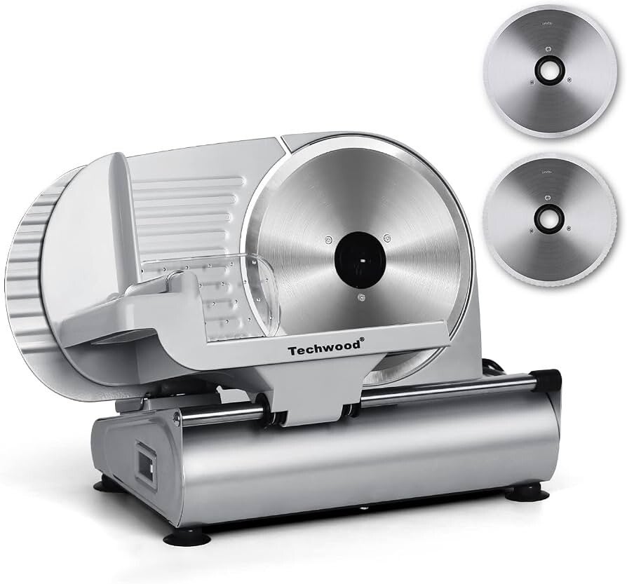Techwood 200W Electric Deli Food Slicer