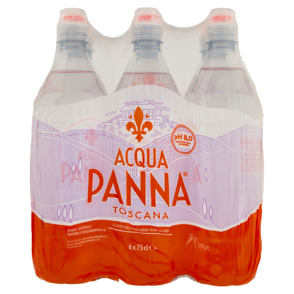 Acqua Panna Natural Mineral Water (6x750ml)