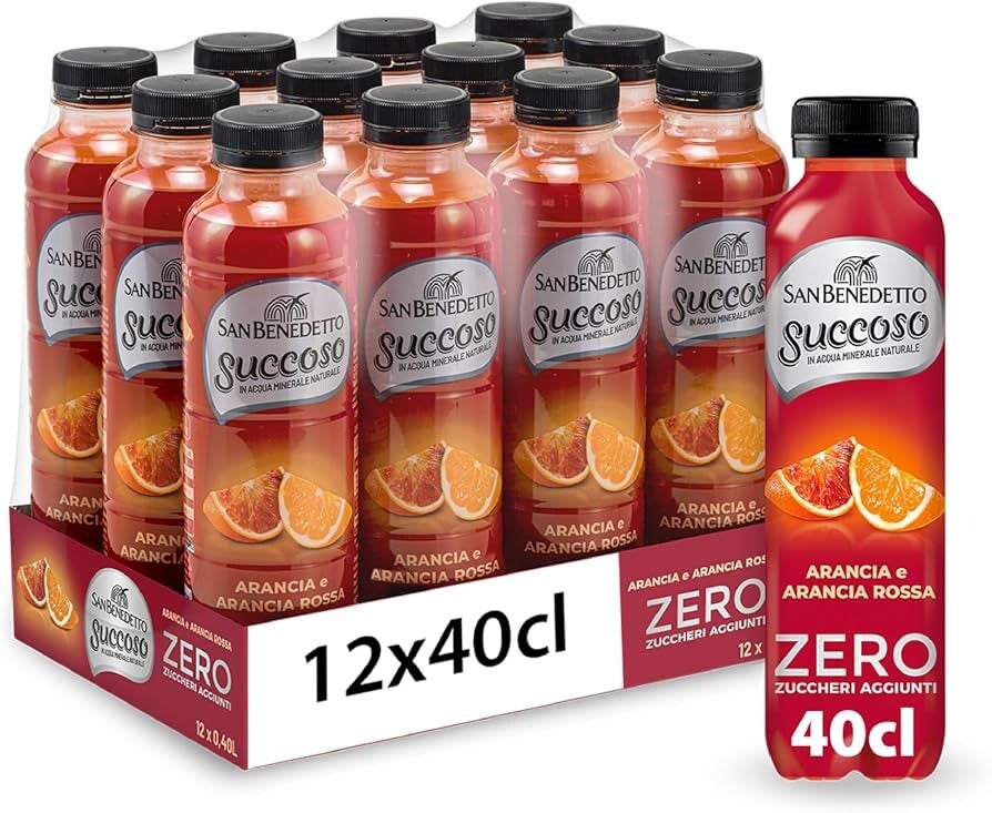 San Benedetto Zero Added Sugar Orange Drink (12x400ml)