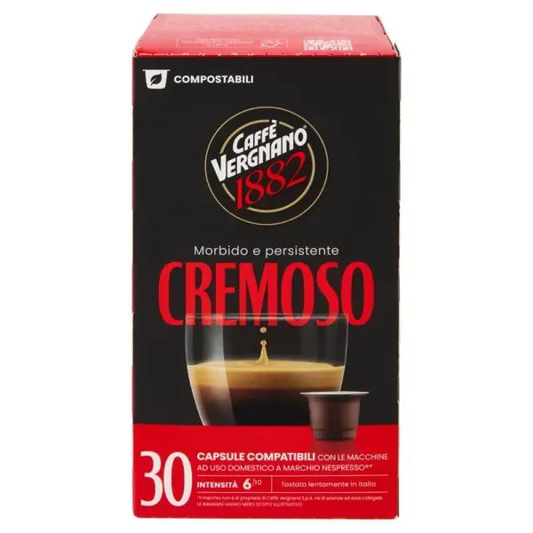 Caffè Vergnano 1882 Espresso Cremoso 30pz