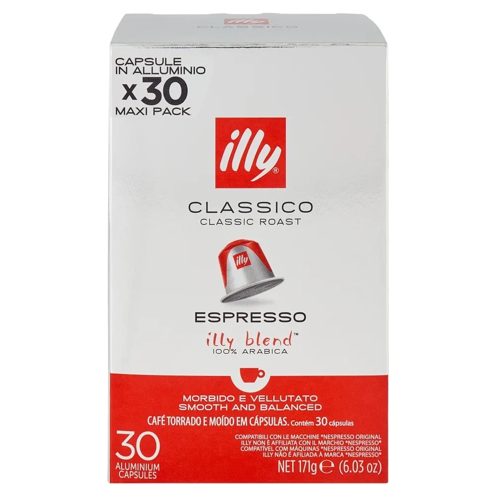Illy Classico Espresso 30-capsule Maxi Pack