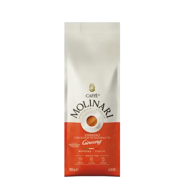 Caffè Molinari Espresso with Natural Ginseng (250g)