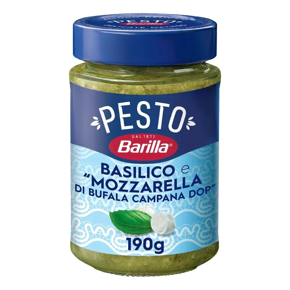 Barilla Pesto Basilico e Mozzarella di Bufala Campana DOP (190g)