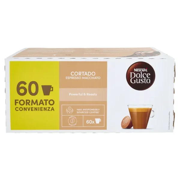 Nescafé Dolce Gusto Cortado Espresso Macchiato 60 Capsules