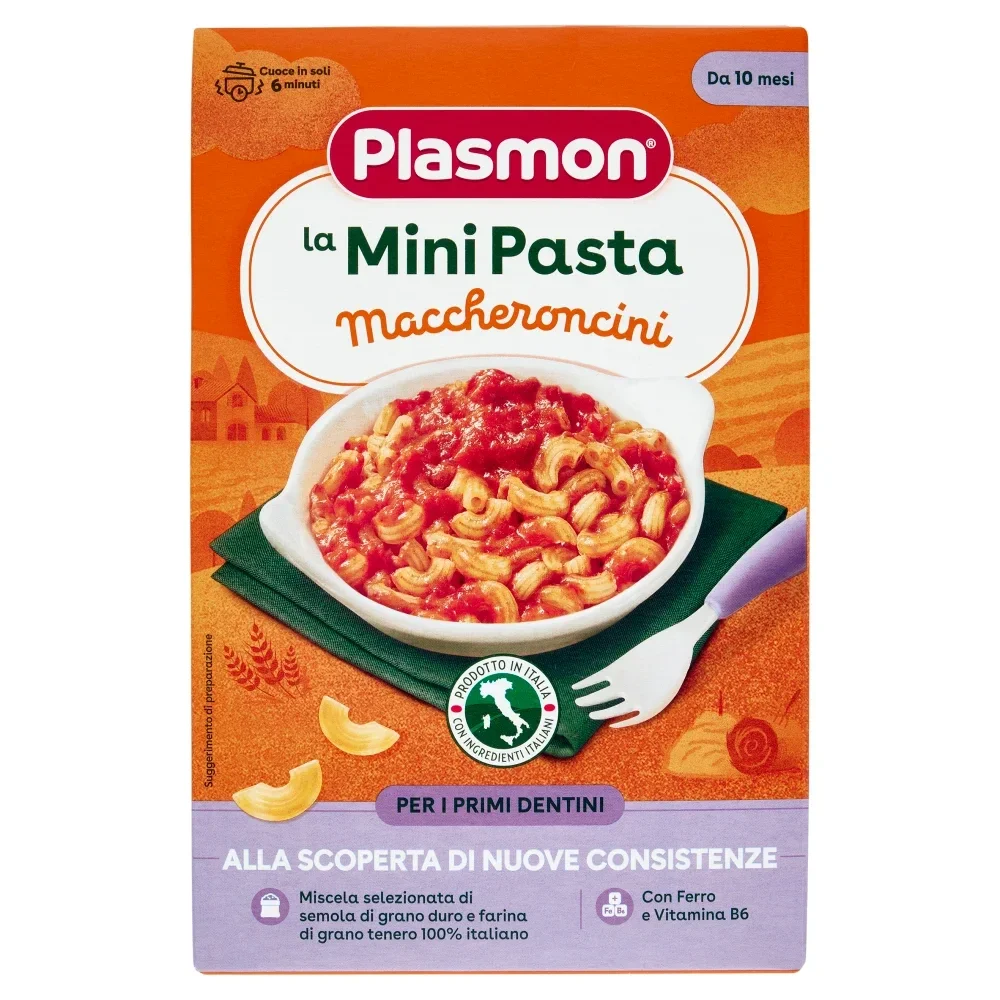 Plasmon Mini Maccheroncini Pasta (300g)