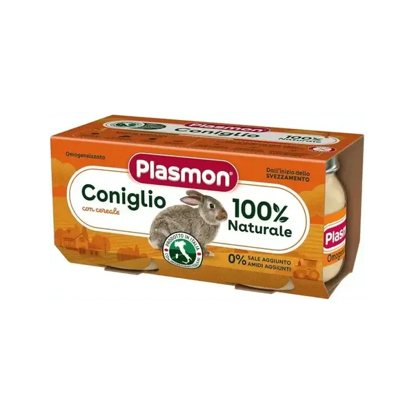 Plasmon Rabbit and Cereal Baby Food (3x80g)