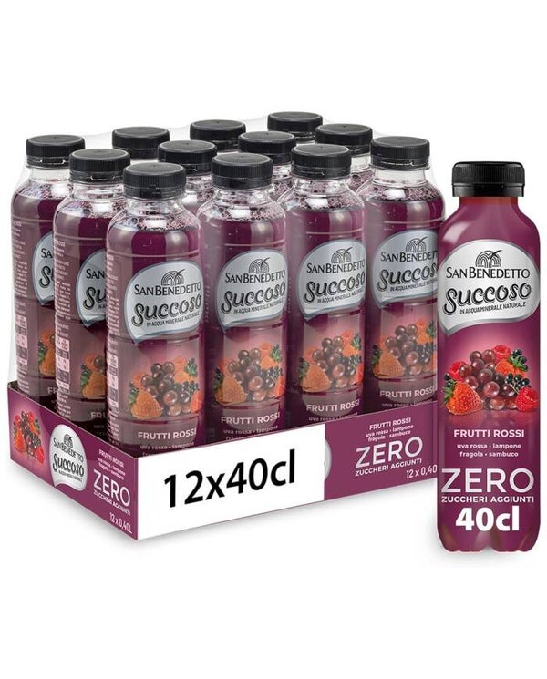 San Benedetto Succoso Zero Red Fruits (12x400ml)