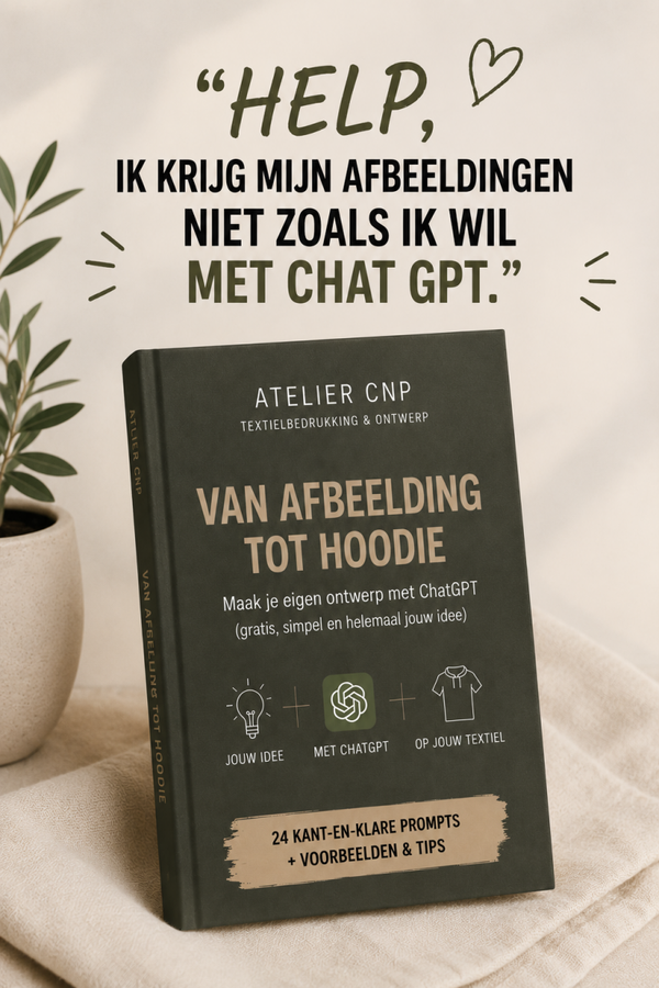 E-book | Van afbeelding tot hoodie – Maak jouw ontwerp met ChatGPT