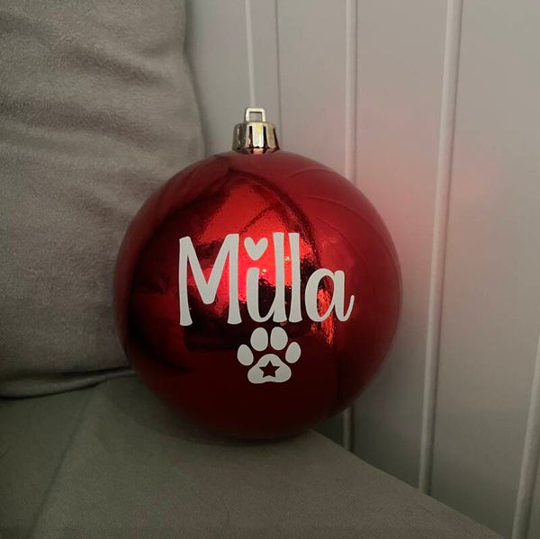 Gepersonaliseerde kerstbal