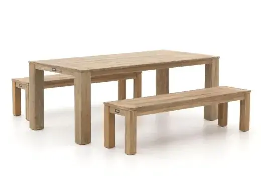 Robuuste picknicktafel Rough X van Kees Smit