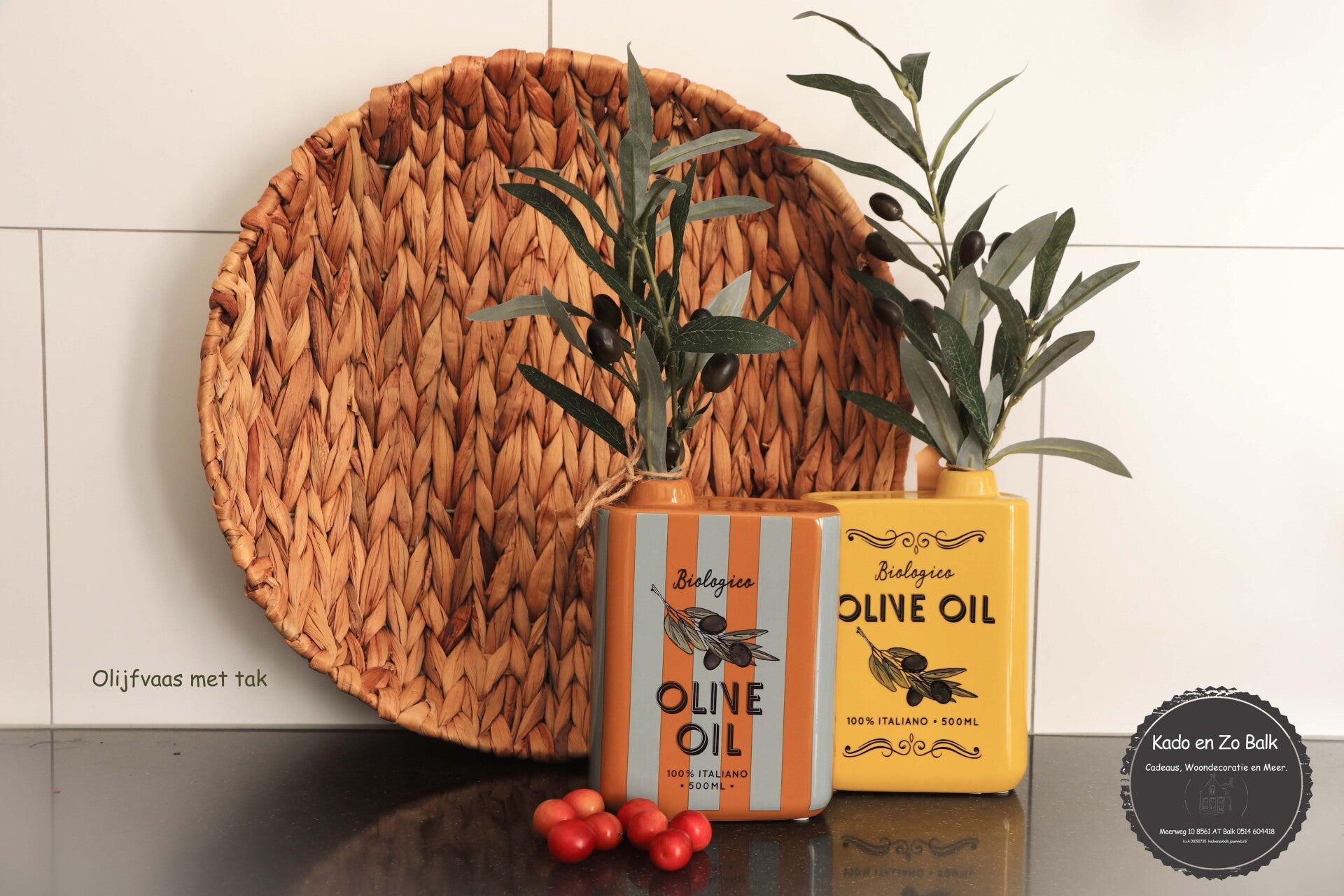 Olijfvaas Kado en Zo Balk