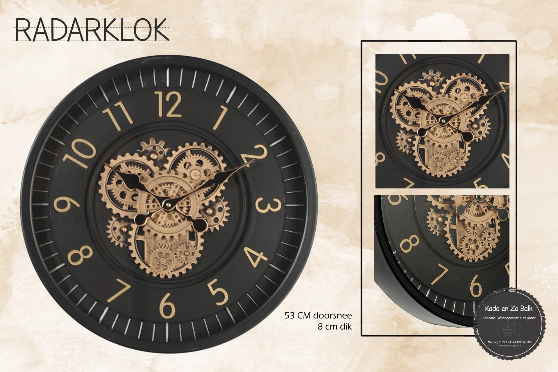 Radarklok - Kado en Zo Balk