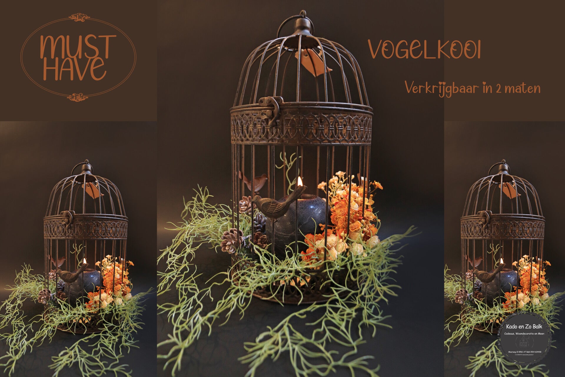 Vogelkooi  Kado en Zo Balk