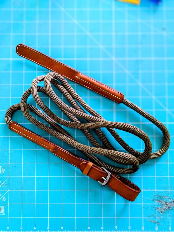 Leather & Rope Split Reins
