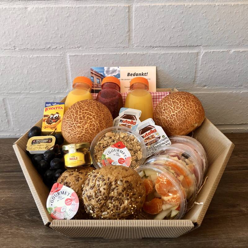 Healthy ontbijtmandje