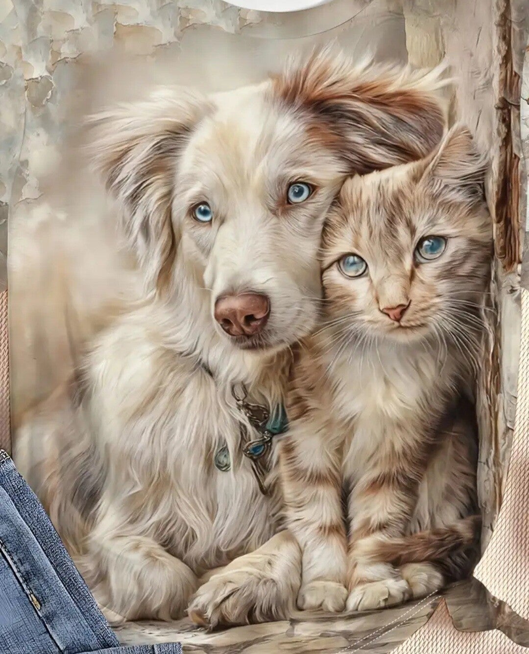 border collie met kitten