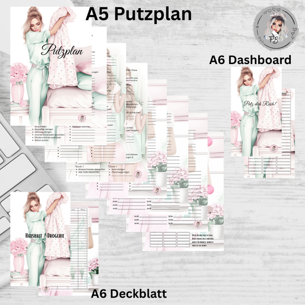A5 Putzplan / A6 Dashboard / A6 Deckblatt