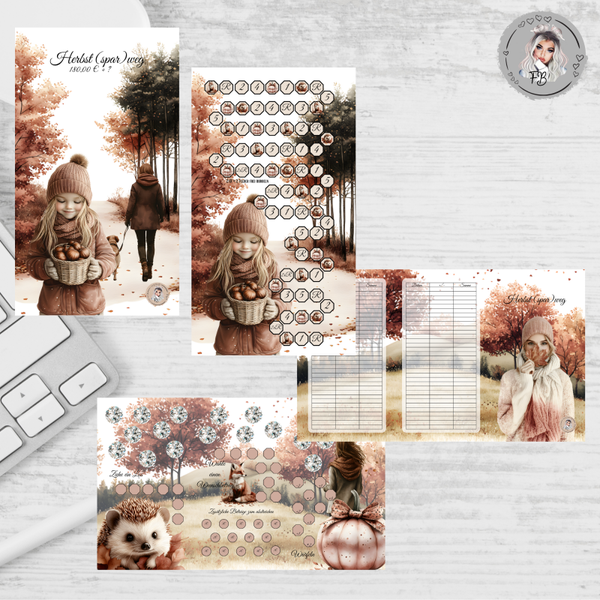 Herbst(spar)weg / glänzend foliert