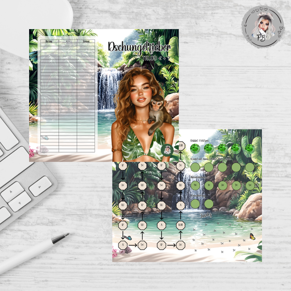 2er Klappkarte Dschungelfieber