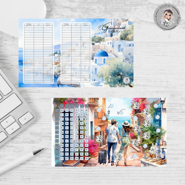 3er Klappkarte Griechenland