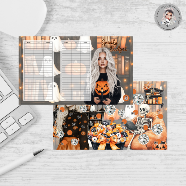3er Klappkarte Spooky Budget