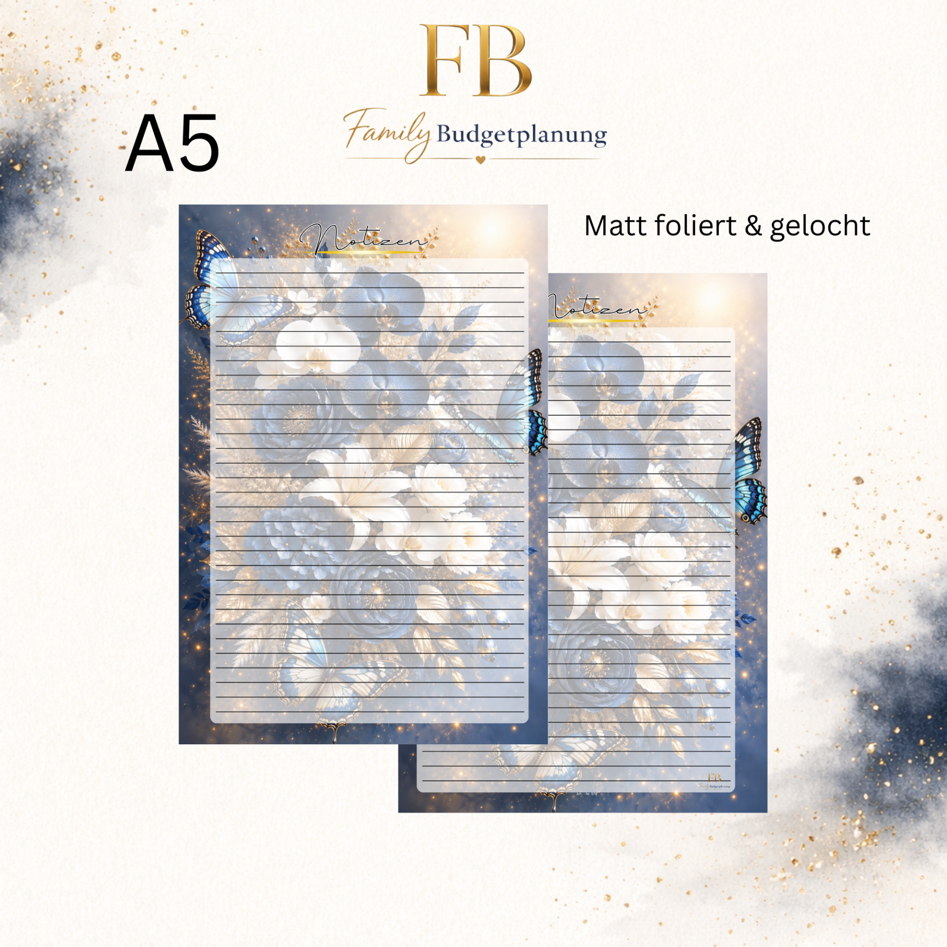 A5 Notizen / Matt foliert