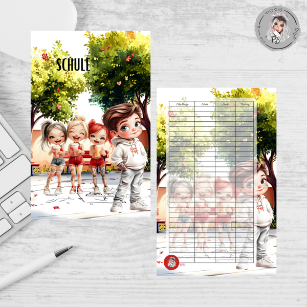 Deckblatt Schule / matt foliert