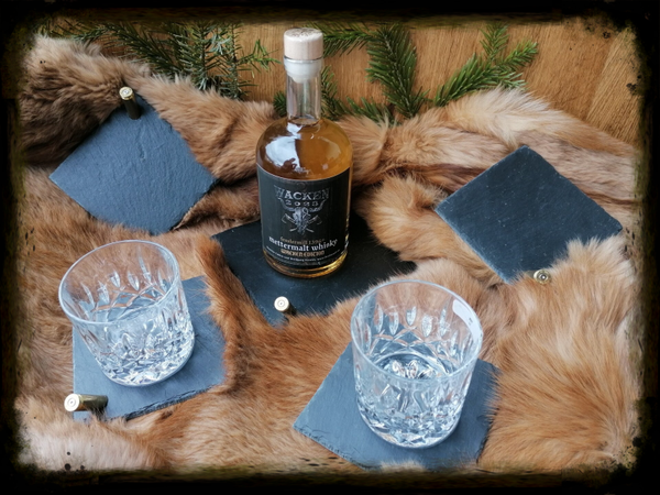 Untersetzer aus Schiefer "308 WIN" + Wacken Whisky Edition 2022/2023