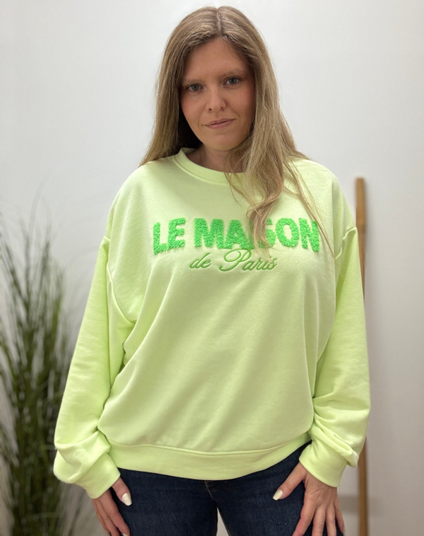 LE MAISON sweater lime