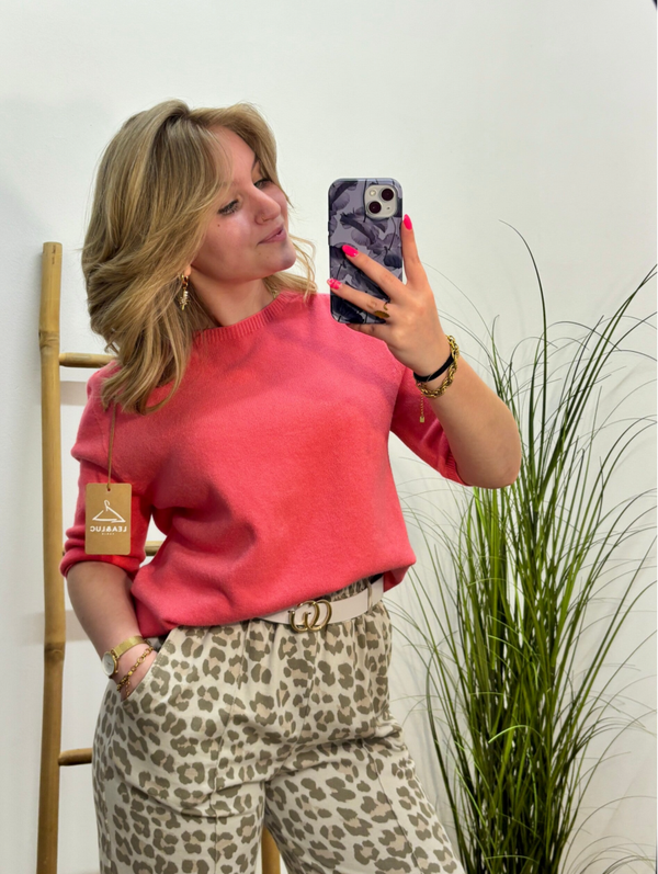 LUXE Soft Knit coral