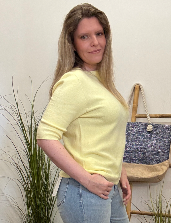 LUXE Soft Knit yellow