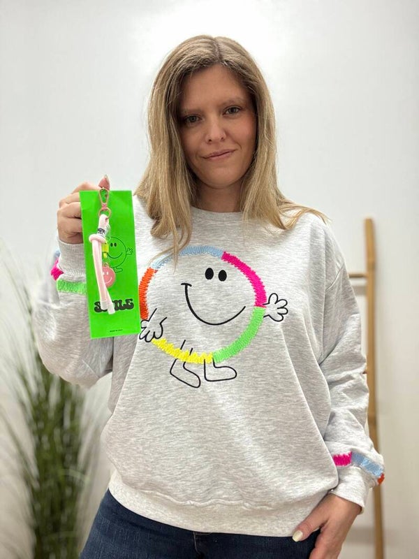 SMILE sweater grey TU