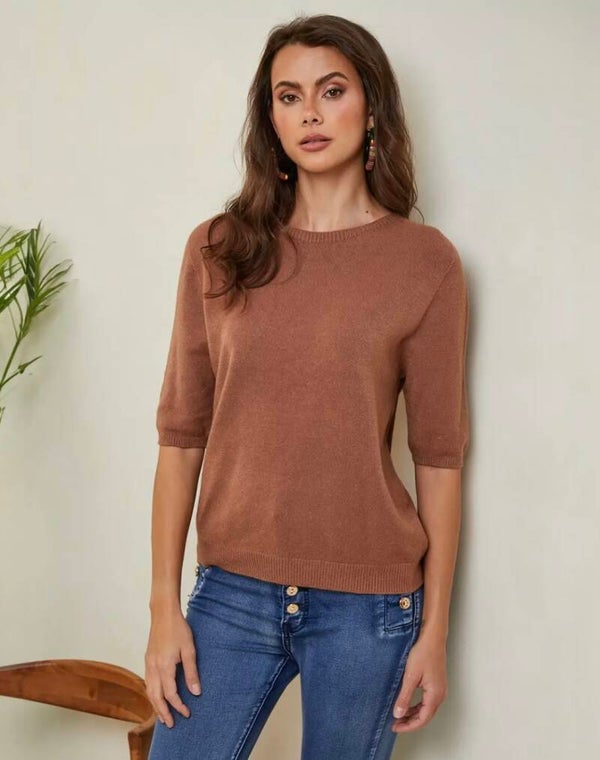 CAMEL cashmere touch knit