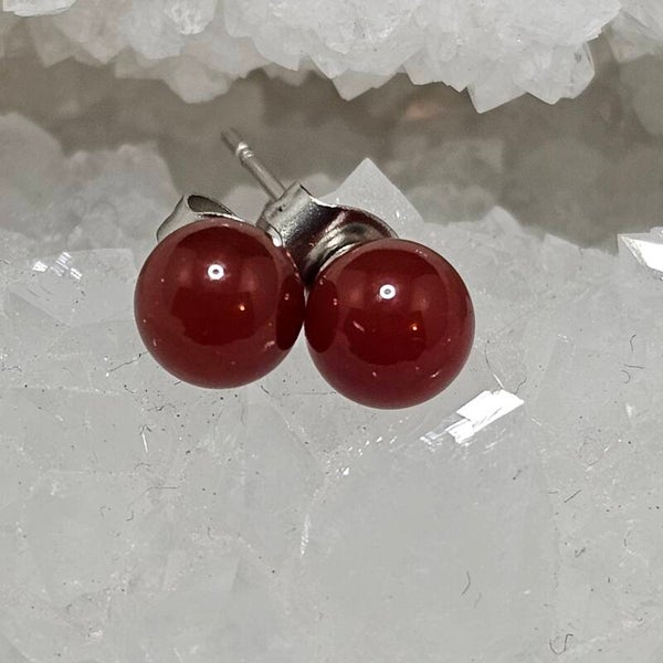 Boucles d'oreilles Cornaline