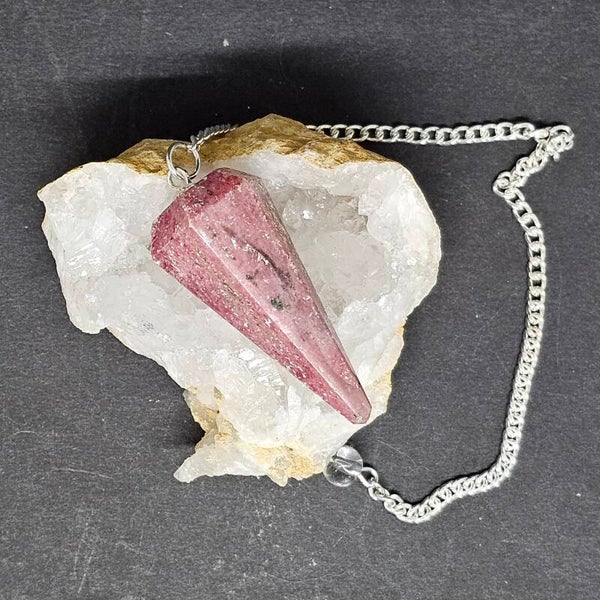 pendule de radiesthésie Rhodonite