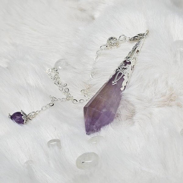 Pendule de guérison en Améthyste