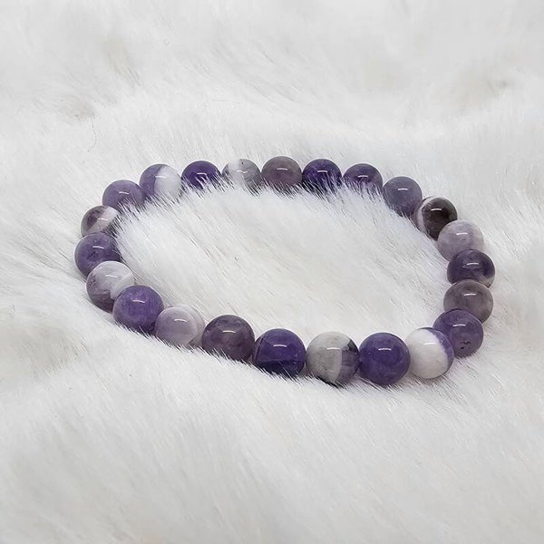 Bracelet Améthyste Chevron