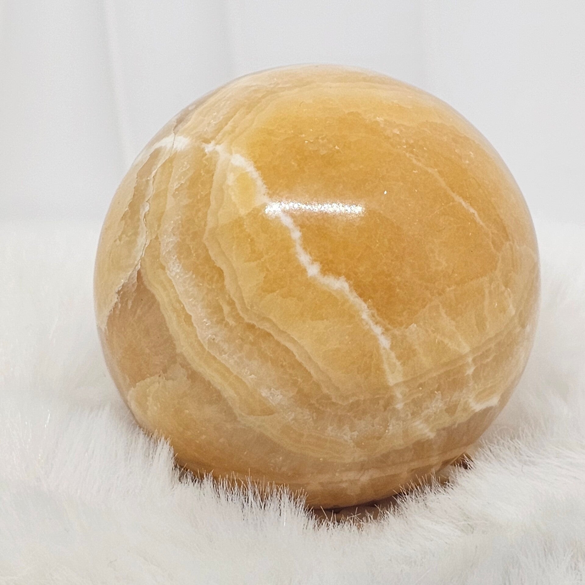 Sphère Calcite Orange n°2
