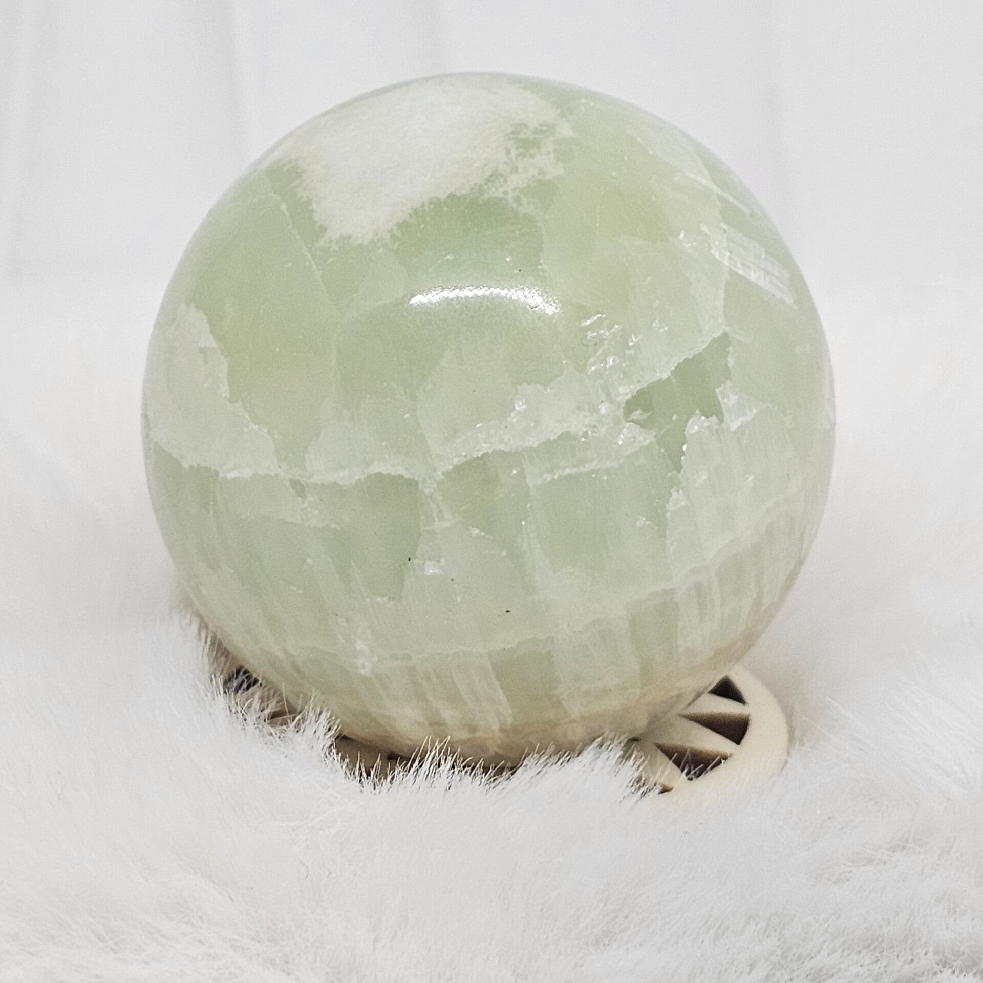 Sphère Calcite verte n°1