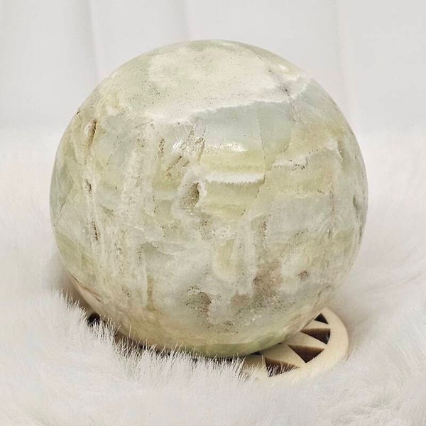 Sphère Calcite verte n°2