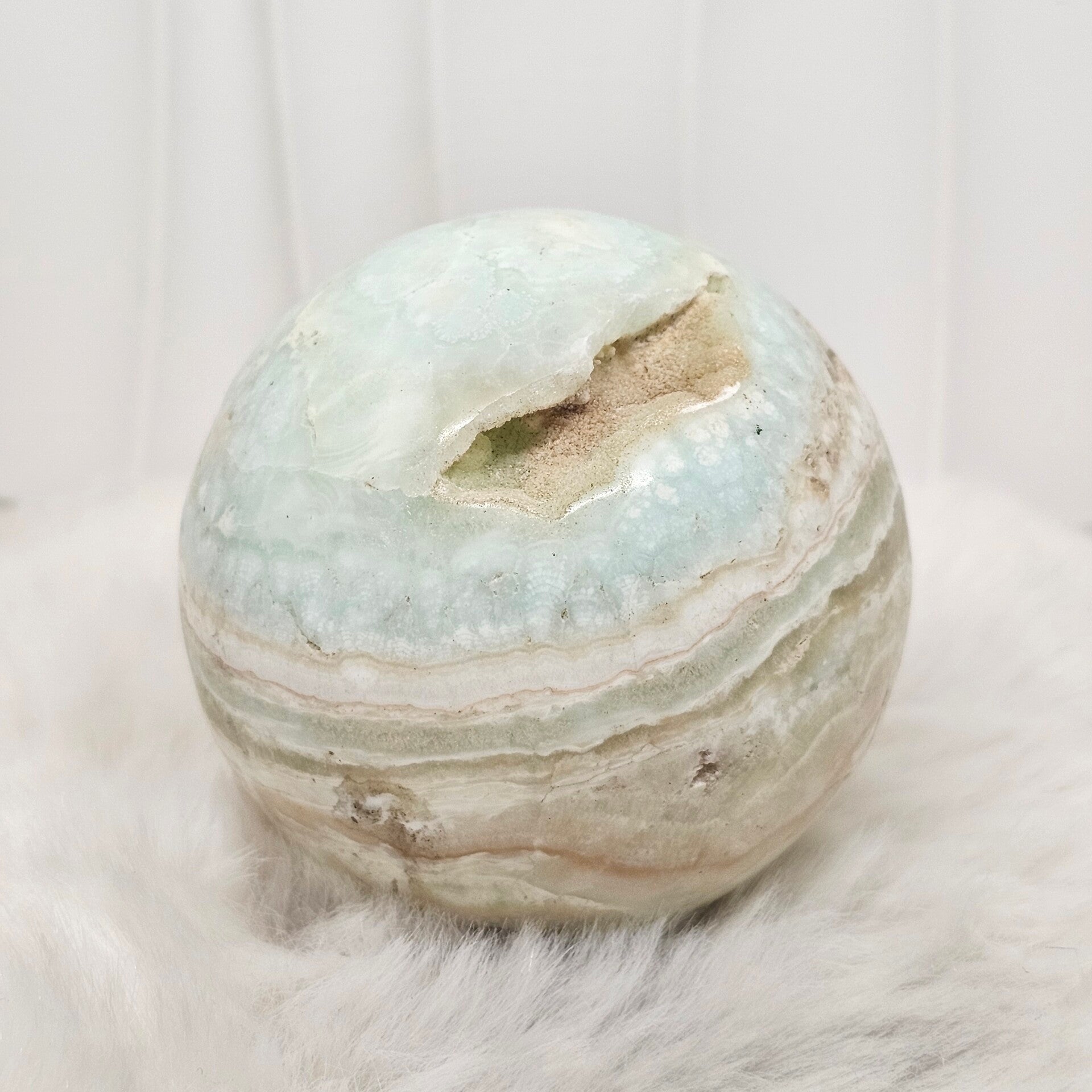 Sphère Calcite Caraïbe n°4