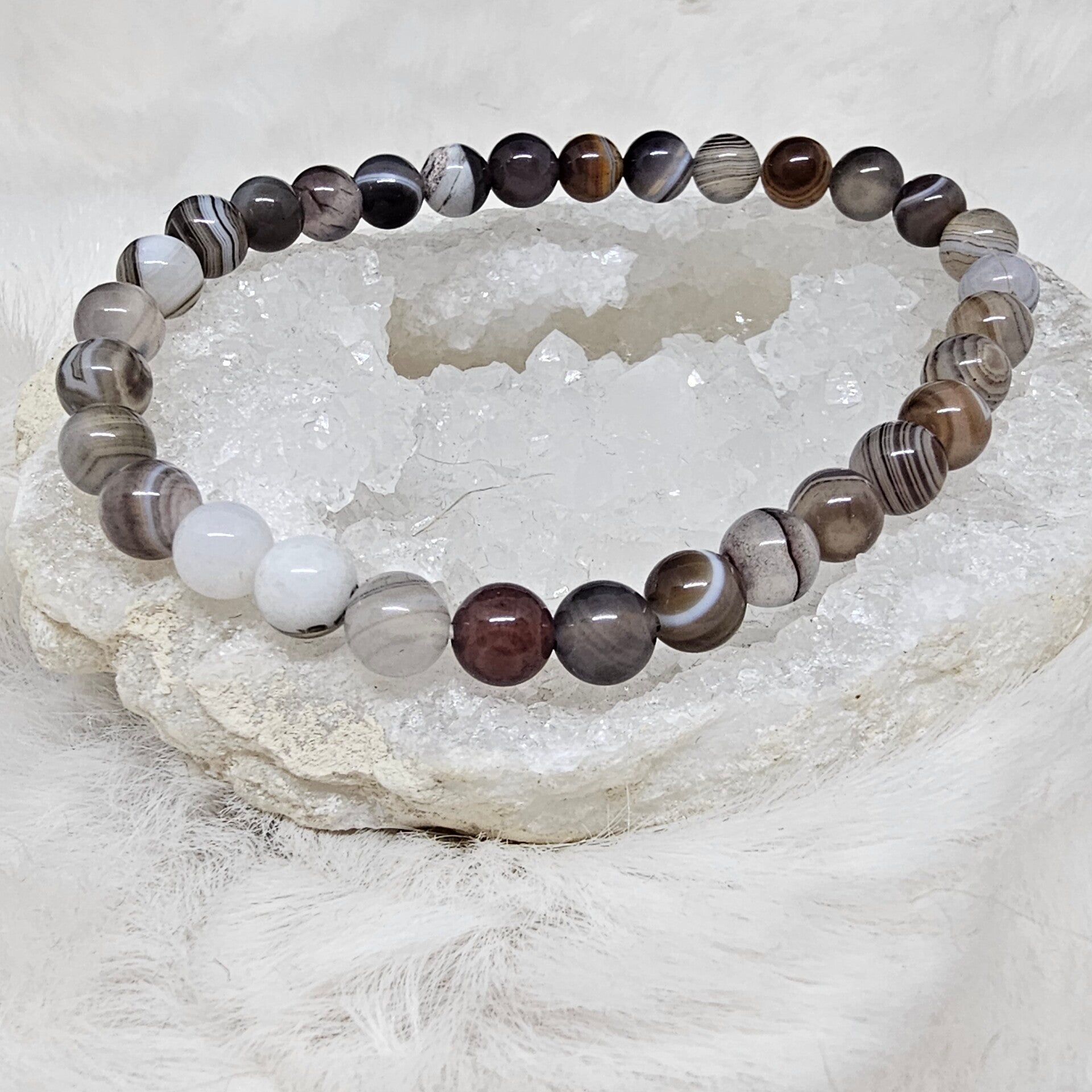 Bracelet Agate 6mm